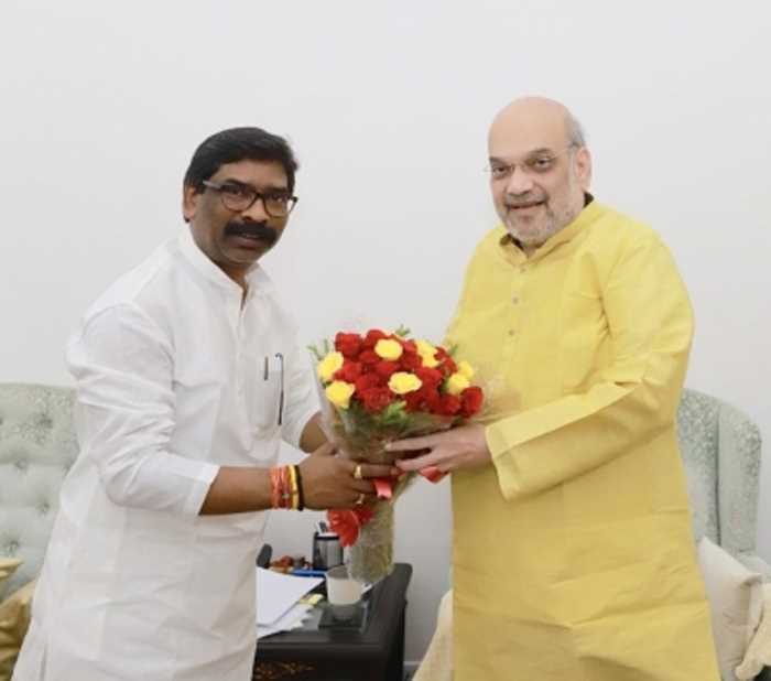 राष्ट्रपति चुनाव पर झामुमो का स्टैंड तय करने के लिए अमित शाह और मल्लिकार्जुन से मिले हेमंत सोरेन